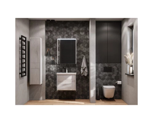 Зеркальный шкаф 60x78 см белый матовый Roca Ronda ZRU9303007