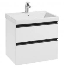 Тумба с раковиной белый глянец 60 см Roca Domi 857532806 + 3270M1004