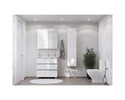 Комплект мебели белый глянец 80,5 см Roca The Gap 857553806 + 32799C000 + ZRU9000033