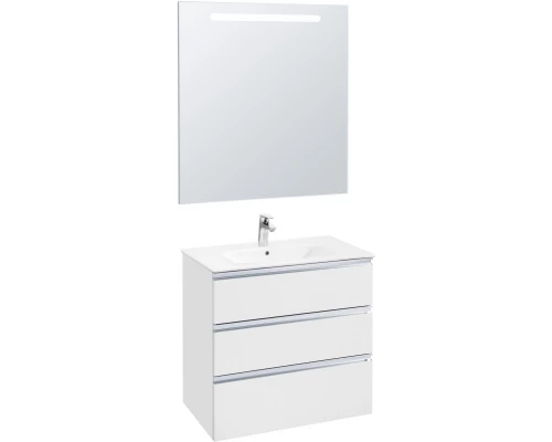 Тумба с раковиной белый глянец 80,5 см Roca The Gap 857553806 + 32799C000