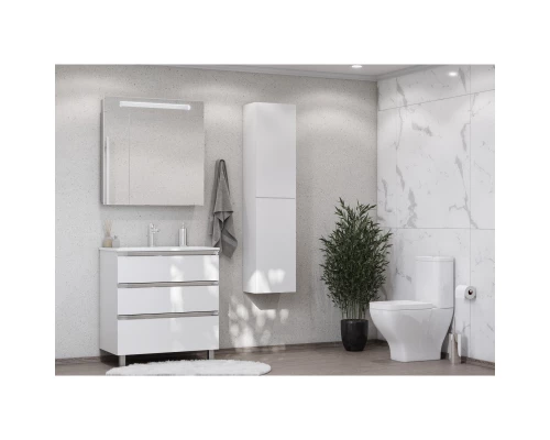 Тумба с раковиной белый глянец 80,5 см Roca The Gap 857553806 + 32799C000