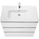 Тумба с раковиной белый глянец 80,5 см Roca The Gap 857553806 + 32799C000