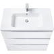 Тумба с раковиной белый глянец 80,5 см Roca The Gap 857553806 + 3279A4000