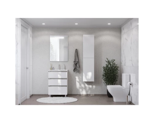 Комплект мебели белый глянец 60,5 см Roca The Gap 857552806 + 32799E000 + ZRU9302688