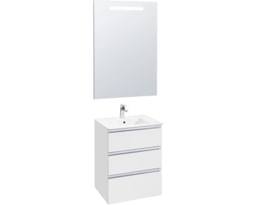 Комплект мебели белый глянец 60,5 см Roca The Gap 857552806 + 32799E000 + ZRU9302688