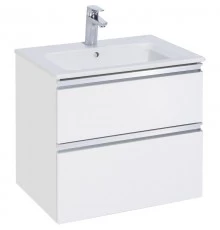 Тумба с раковиной белый глянец 60,5 см Roca The Gap 857550806 + 3279A8000