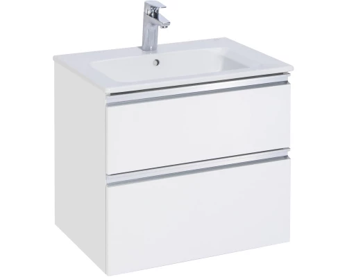 Тумба с раковиной белый глянец 60,5 см Roca The Gap 857550806 + 3279A8000