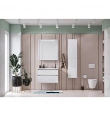 Комплект мебели белый глянец 80,5 см Roca The Gap 857551806 + 32799C000 + ZRU9302689