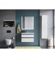 Комплект мебели белый глянец 80 см Roca Domi 857536806 + 3270M0004 + 812363000