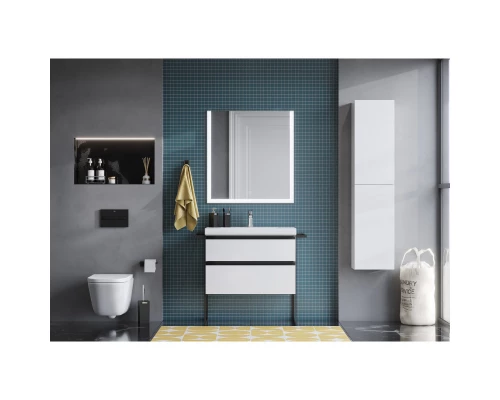 Комплект мебели белый глянец 80 см Roca Domi 857536806 + 3279A4000 + 812363000