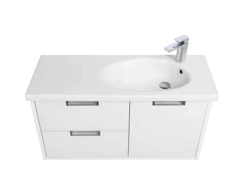 Тумба с раковиной белый глянец 100 см Roca Etna 857302806 + 327009000