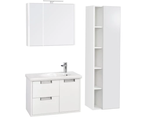 Тумба с раковиной белый глянец 80 см Roca Etna 857301806 + 32700A000