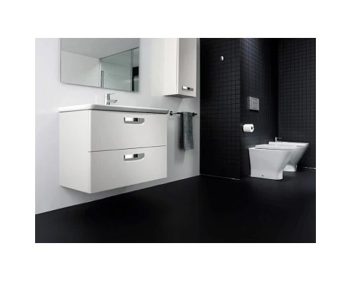 Комплект мебели белый глянец 80 см Roca The Gap ZRU9302877 + 327470000 + ZRU9302689