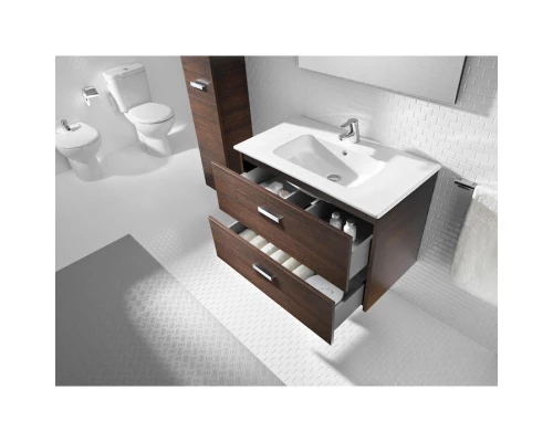 Тумба с раковиной венге 80,5 см Roca Victoria Nord ZRU9000031 + 32799C000