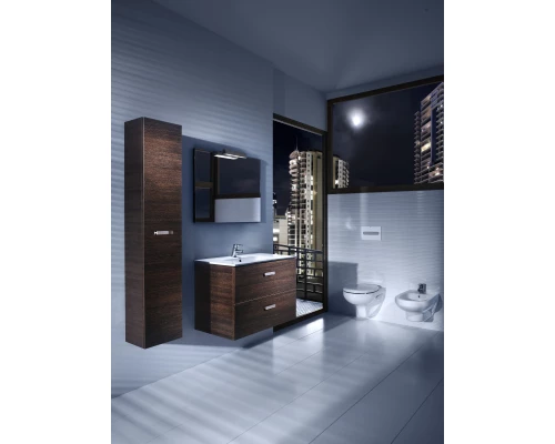 Тумба с раковиной венге 80,5 см Roca Victoria Nord ZRU9000031 + 32799C000