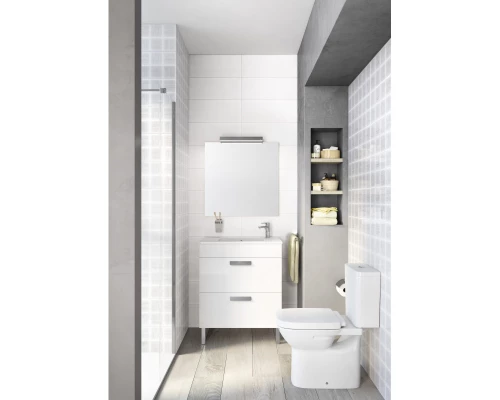 Тумба с раковиной белый глянец 60,5 см Roca Debba ZRU9302708 + 32799H00Y