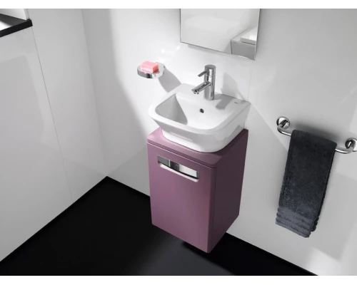 Тумба с раковиной фиолетовый 45 см Roca The Gap ZRU9302743 + 327477000