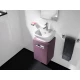 Тумба с раковиной фиолетовый 45 см Roca The Gap ZRU9302743 + 327477000