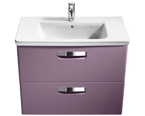 Тумба с раковиной фиолетовый 80 см Roca The Gap ZRU9302740 + 327470000