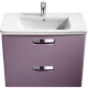 Тумба с раковиной фиолетовый 80 см Roca The Gap ZRU9302740 + 327470000