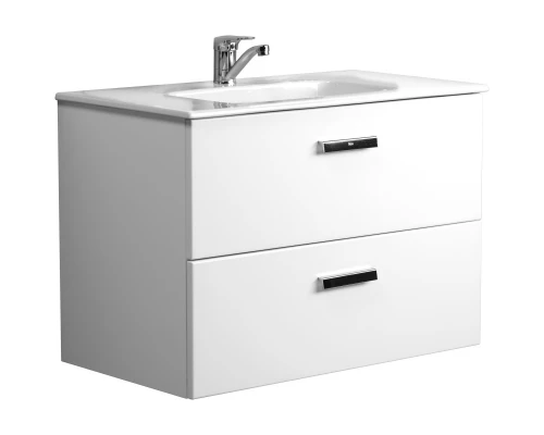 Комплект мебели белый глянец 80,5 см Roca Victoria Nord ZRU9000032 + 32799C000 + ZRU9000033