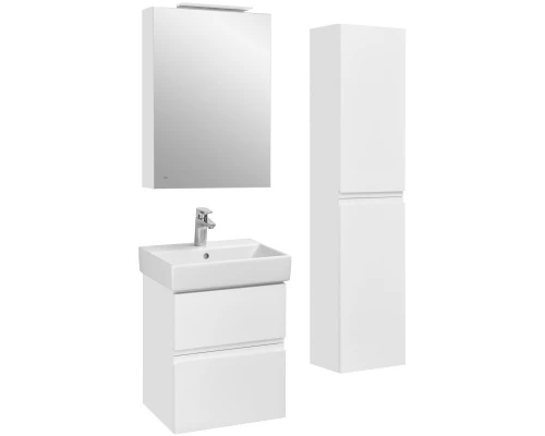 Зеркальный шкаф 50x70 см белый матовый Roca Oleta 857643501