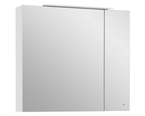 Зеркальный шкаф 80x70 см белый матовый Roca Oleta A857647501