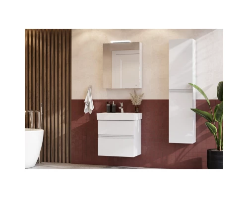 Комплект мебели белый глянец 60 см Roca Oleta A857639806 + 3274C400Y + A857645806