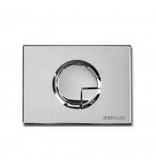 Кнопка  для инсталляции NOVUM  R3, хром глянец, BERGES