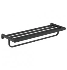 Полка для полотенец Verona черная 16843.N