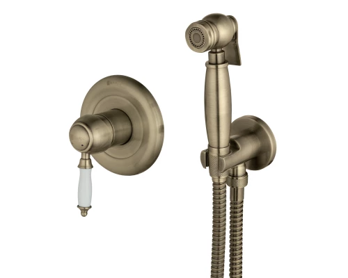 Villa Смеситель для биде, гигиен.душ встраиваемый, р/ОД, бронза, LM, LM4819B