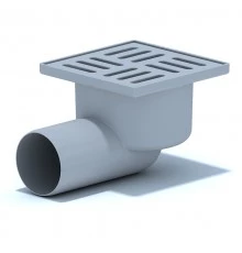 Трап гор.вып. 50 н/рег. срешеткой из пластика 10х10, ANI PLAST