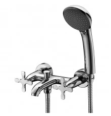 Duetto Смеситель для ванны, монолитный излив 175мм держ.на теле лейка р/ДВ, хром, LM, LM5712C