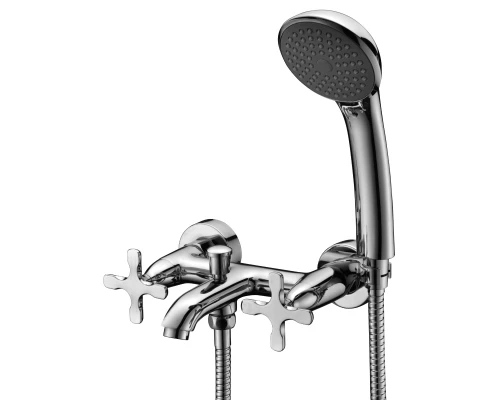 Duetto Смеситель для ванны, монолитный излив 175мм держ.на теле лейка р/ДВ, хром, LM, LM5712C