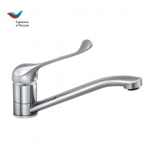 ХИРУРГ Смеситель для мойки с длинным изливом, локтевой, одноручный, СЛАВЕН, Х21