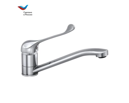 ХИРУРГ Смеситель для мойки с длинным изливом, локтевой, одноручный, СЛАВЕН, Х21
