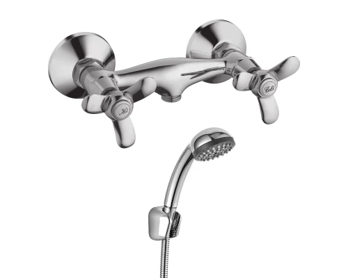 Q02 Смеситель для душа, без излива, р/ДВ, хром, ROS, Q02-41
