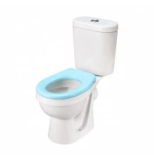 КАСПЕР Унитаз-компакт детский, горизонт. выпуск,1-а режим.арм,сиденье полипроп, пл.кр,голубой,САНТЕК