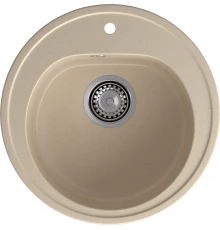 GRANFEST Мойка композит RONDO GF-R--510  D=510мм, кашемир