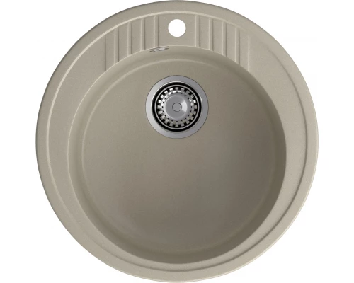 GRANFEST Мойка композит RONDO GF-R--520   D=520 мм   топаз арт.GF-