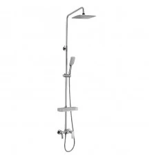 Tropic Смеситель для ванны-душа, пов.аэратор верх.лейка'Троп.дождь',р/ОД, хром, LM, LM7002C