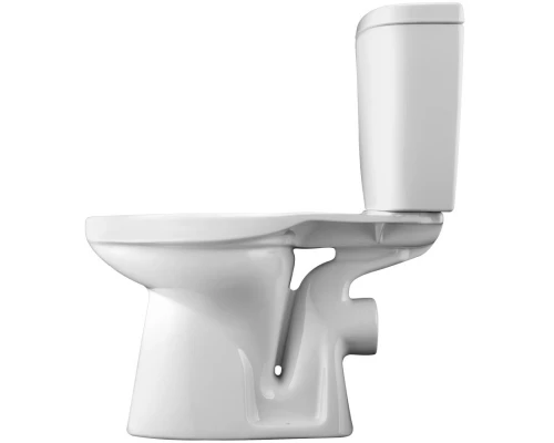 АНИМО Унитаз-компакт, горизонт. выпуск, 2-х реж. арматура, сиденье дюропласт. САНТЕК 