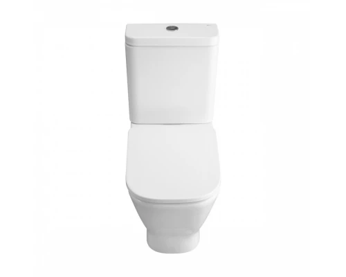 GAP Чаша унитаза напольного, горизонтальный выпуск, белая.  ROCA