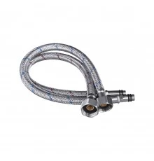 Гибкая подводка для смесителя в стальной оплетке, пара, 350 мм., СЛАВЕН