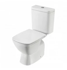 НЕО RIMLESS Унитаз-компакт безободковый, 2-х режимная арматура OLI, сиденье дюропласт Soft-close, Cl