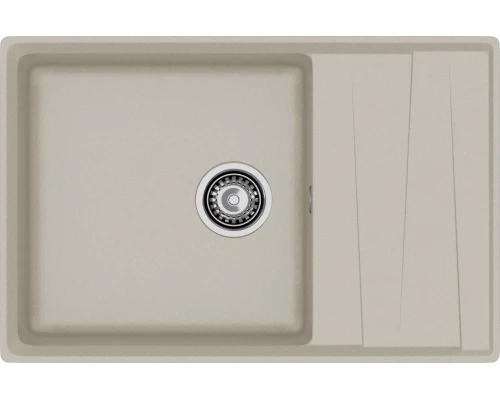 GRANFEST Мойка композит LEVEL, GF-LV-760L, чаш+кр 760*500, топаз