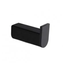 Крючок для полотенец настенный одинарный Capri черный