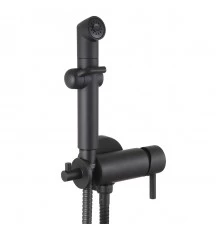 Solo Смеситель для биде, гигиен.душ на стену держ.на теле встраиваемый,, р/ОД, черный, LM, LM7166BL