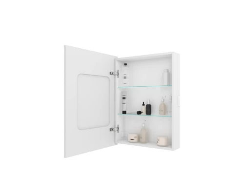 Зеркало-шкаф Allure LED 550х800 левый с розеткой