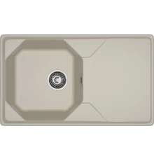 GRANFEST Мойка композит UNIQUE, GF-U-840L, чаш+кр 840*500, топаз